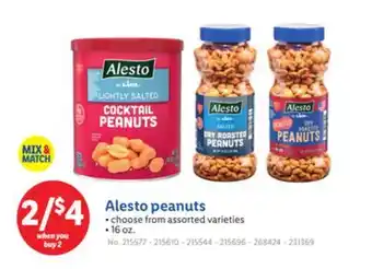 Lidl Alesto peanuts offer