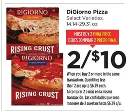 Food 4 Less DiGiorno Pizza offer