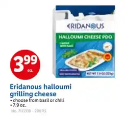 Lidl Eridanous halloumi grilling cheese offer