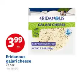 Lidl Eridanous galari cheese offer
