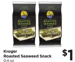 Food 4 Less Kroger Roasted Seaweed Snack offer