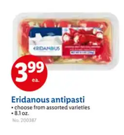 Lidl Eridanous antipasti offer