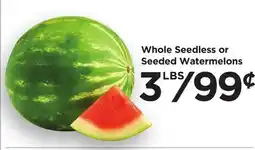 Food 4 Less Whole Seedless or Seeded Watermelons offer