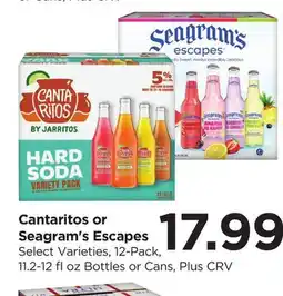 Food 4 Less Cantaritos or Seagram's Escapes offer