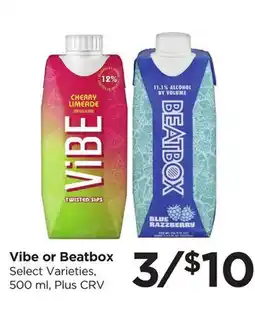 Food 4 Less Vibe or Beatbox offer