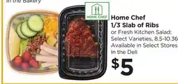 Food 4 Less Home Chef 1/3 Slab of Ribs offer