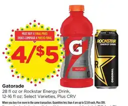 Food 4 Less Gatorade offer