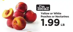 Food 4 Less Yellow or White Peaches or Nectarines offer