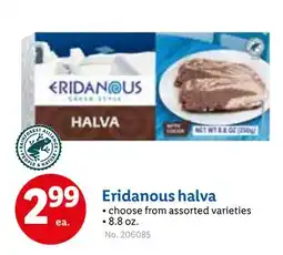 Lidl Eridanous halva offer