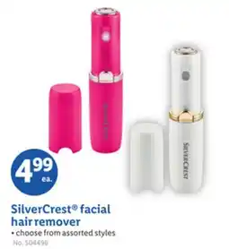 Lidl SilverCrest facial hair remover offer