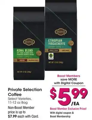 Ralphs Private Selection Coffee offer