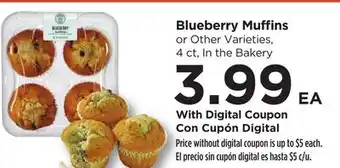 Food 4 Less Blueberry Muffins offer