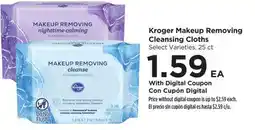 Food 4 Less Kroger Makeup Removing Cleansing Cloths offer