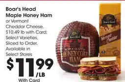 Ralphs Boar's Head Maple Honey Ham offer