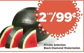 Food 4 Less Private Selection Black Diamond Watermelon offer