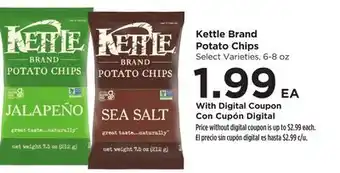 Food 4 Less Kettle Brand Potato Chips offer
