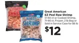 Food 4 Less Great American EZ Peel Raw Shrimp offer