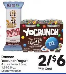Ralphs Dannon Yocrunch Yogurt offer