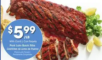 Ralphs Pork Loin Back Ribs offer