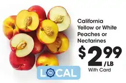 Ralphs California Yellow or White Peaches or Nectarines offer