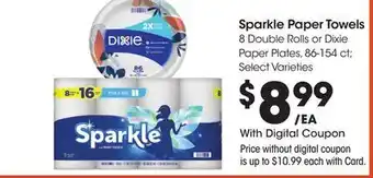 Ralphs Sparkle Paper Towels offer