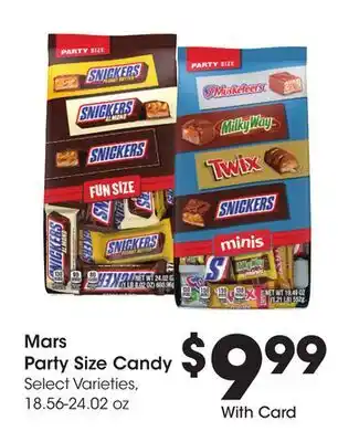 Ralphs Mars Party Size Candy offer