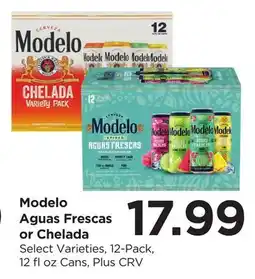 Food 4 Less Modelo Aguas Frescas or Chelada offer