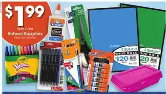 Ralphs School supplies offer
