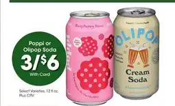 Ralphs Poppi or Olipop Soda offer