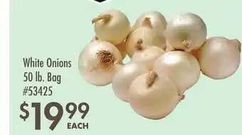 Smart & Final White Onions offer