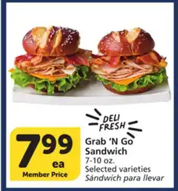 Albertsons Grab'N Go Sandwich offer