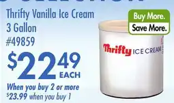 Smart & Final Thrifty Vanilla Ice Cream offer