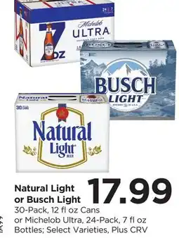 Food 4 Less Natural Light or Busch Light offer