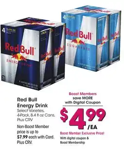 Ralphs Red Bull Energy Drink offer