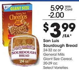 Ralphs San Luis Sourdough Bread offer