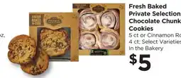 Food 4 Less Fresh Baked Private Selection Chocolate Chunk Cookies offer