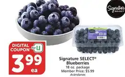 Albertsons Signature SELECT Blueberries offer