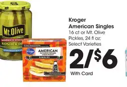 Ralphs Kroger American Singles offer