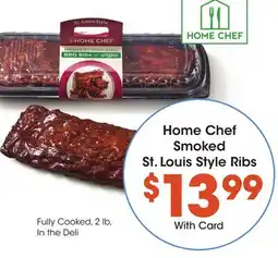 Ralphs Home Chef Smoked St. Louis Style Ribs offer