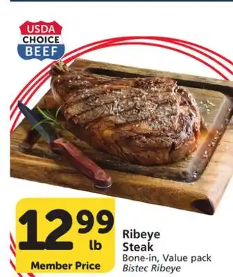 Vons Ribeye Steak offer