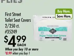 Smart & Final First Street Toilet Seat Covers offer