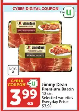 Vons Jimmy Dean Premium Bacon offer