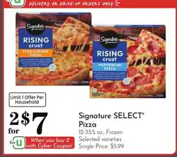 Pavilions Signature SELECT Pizza offer