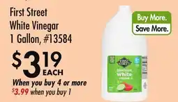 Smart & Final First Street White Vinegar offer