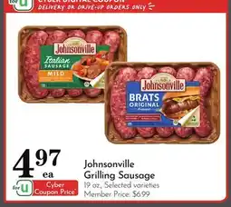 Pavilions Johnsonville Grilling Sausage offer