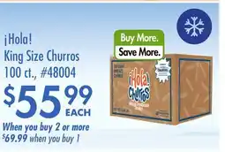 Smart & Final King Size Churros offer