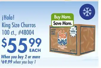 Smart & Final King Size Churros offer
