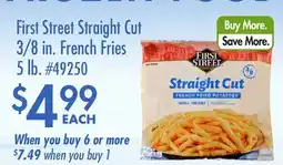 Smart & Final First Street Straight Cut 3/8 in. French Fries 5 lb offer