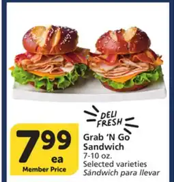 Vons Grab'N Go Sandwich offer