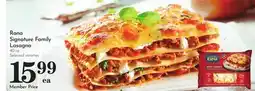 Pavilions Rana Signature Family Lasagna offer